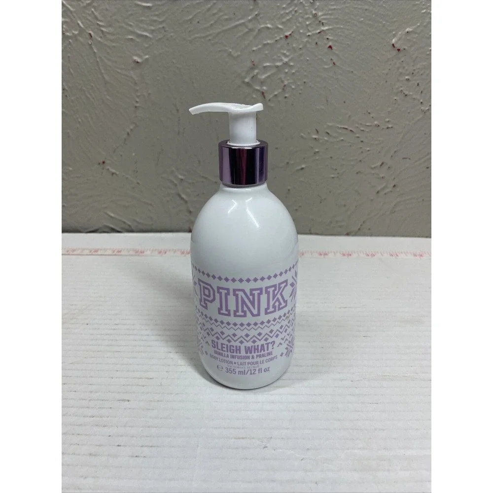 Victoria's Secret Pink Just Say Snow or Sleigh What? Lotion rare. 80% Full